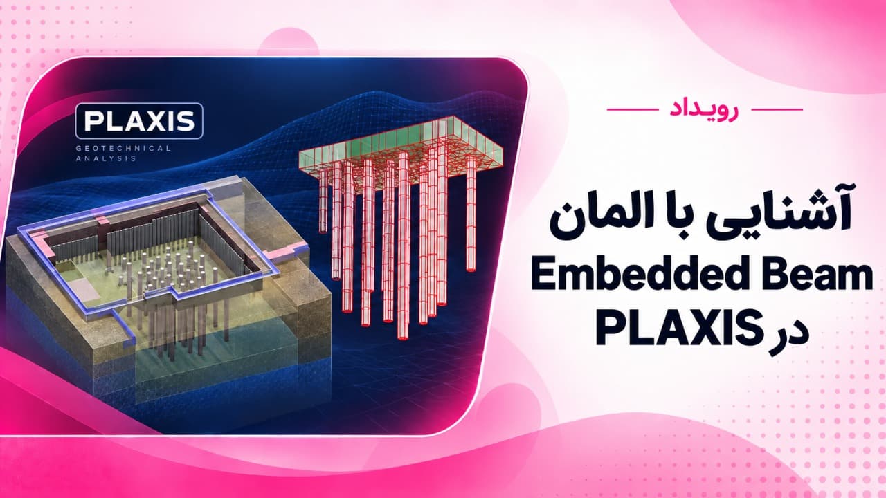 آشنایی با المان Embedded Beam در PLAXIS