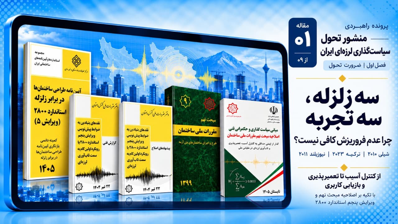 سه زلزله، سه تجربه؛ چرا عدم فروریزش کافی نیست؟